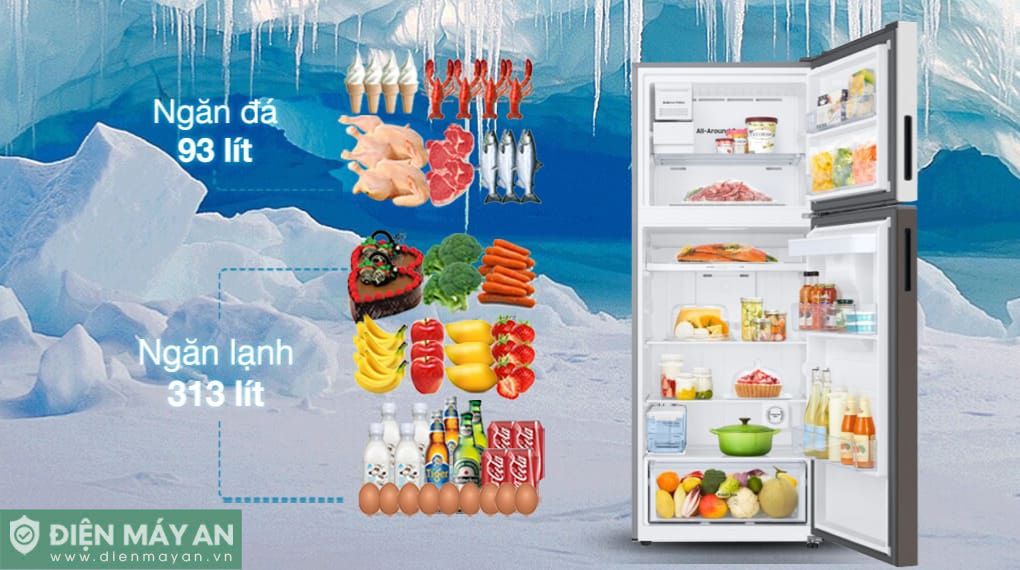 Tủ Lạnh Samsung Inverter 406 Lít Bespoke RT42CB6784C3SV